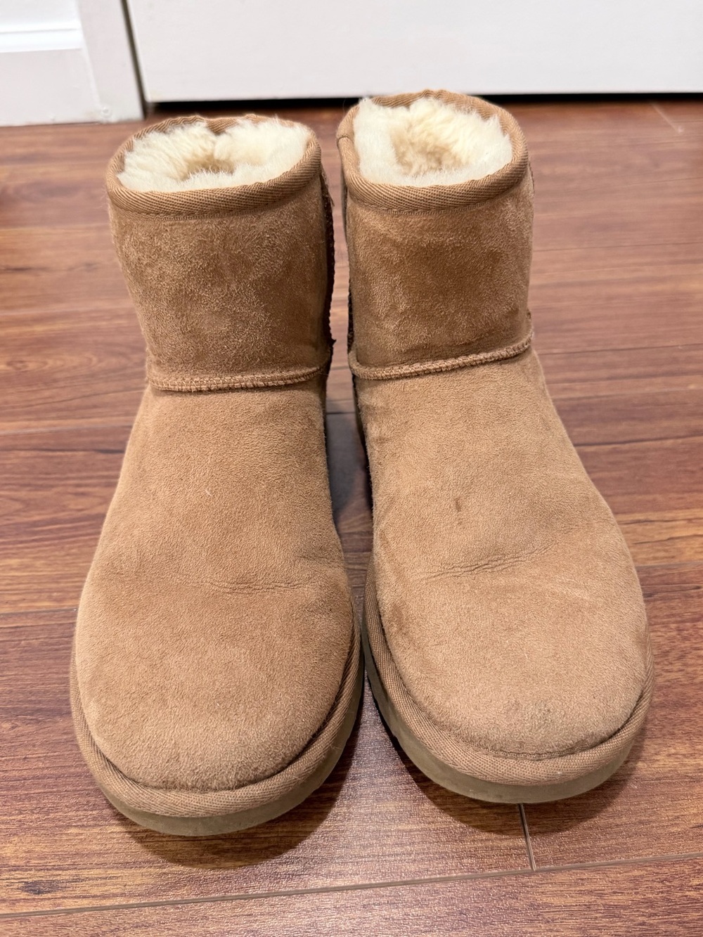 UGG Classic Short Suede Boots in Chestnut